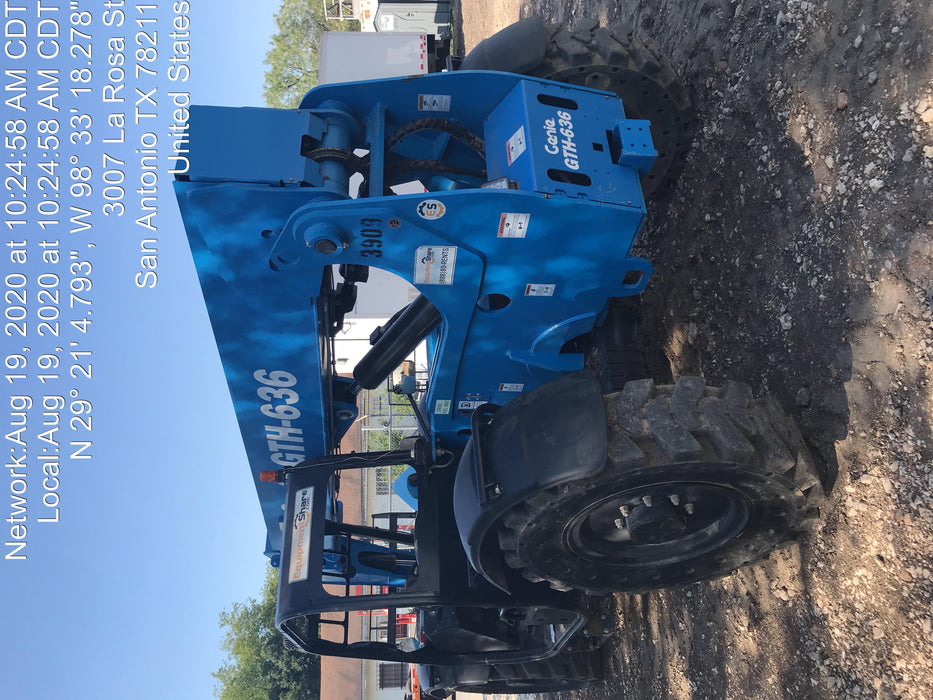 2017 Genie GTH-636 Genie GTH636, Foam Filled Tires, 48" carriage