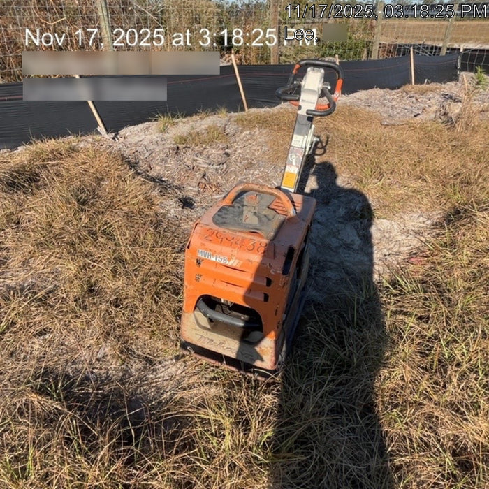 2023 Multiquip MVH158 Honda GX200, 17" Plate, Gas