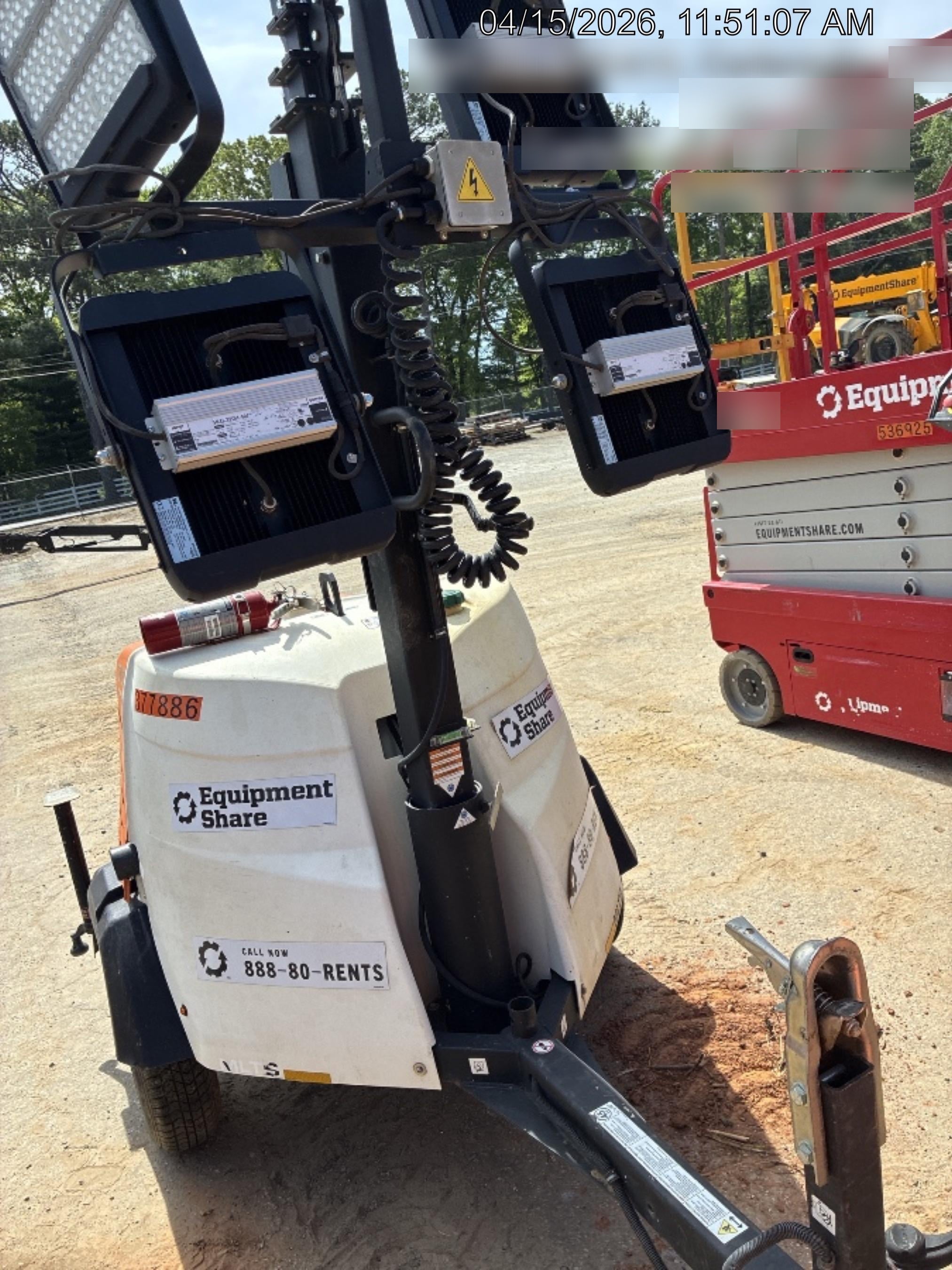 2023 Generac MLT2 Diesel, Flex Switch 120V Input, Powerzone Controller, 
(4) 320W LED Lights, 4kW Generator, 39.9 Gal Fuel Tank, 2" Ball, T3