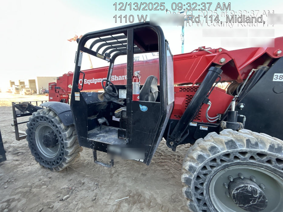 2019 Manitou MTA10055 Canopy, 120 HP, Solid Tires, Work Lights, Lift Hook, Auxiliary Hydraulics 66" Carriage and 60" Forks