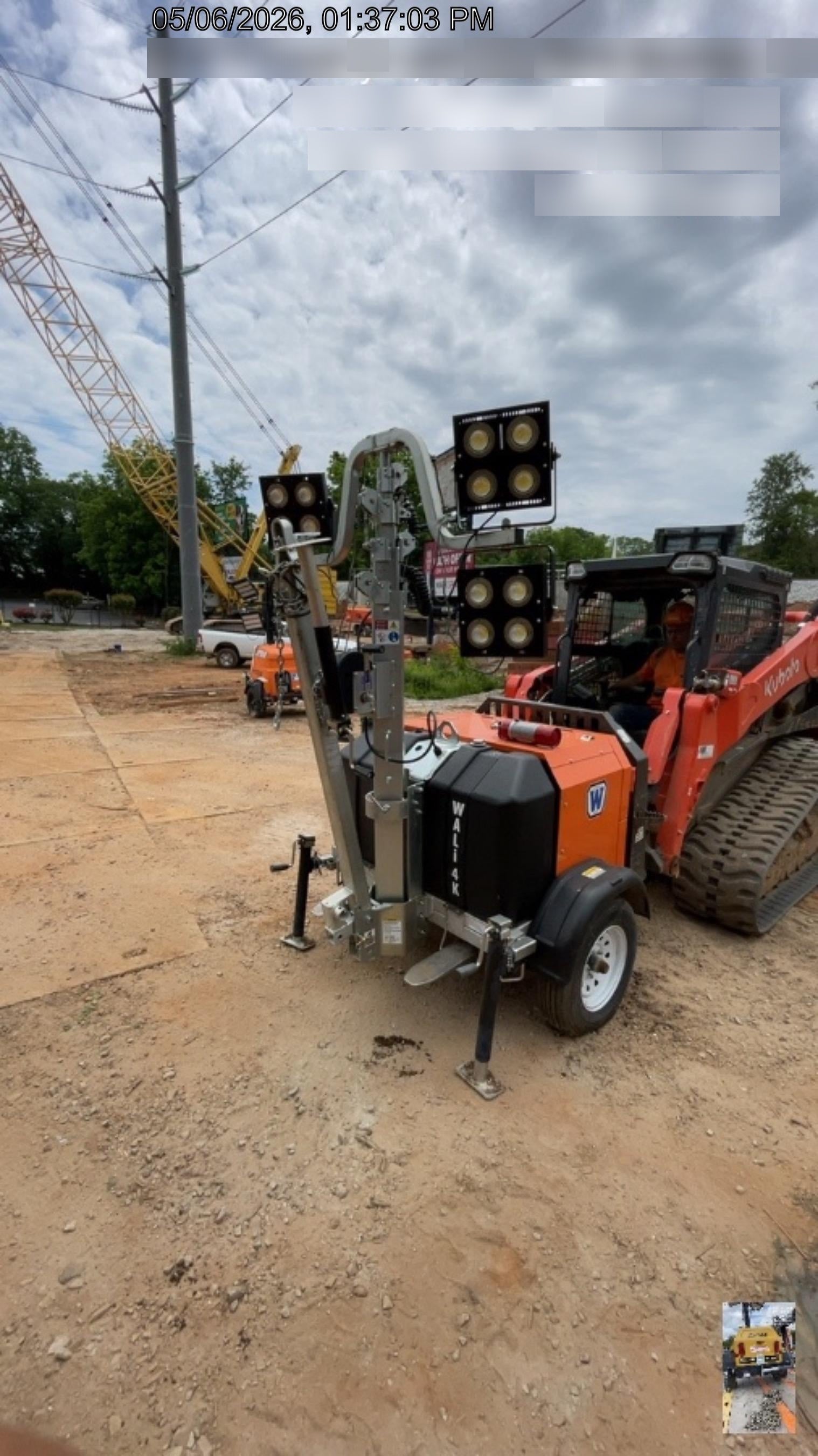 2025 Wanco WLTT-4MM4K Diesel, Mitsubishi L2E, 9.0HP @1800 rpm, Deep Sea Controller, Shore Power Plug, Auto Start, (4) 350W LED Floodlights, 4kW Generator, 60 Gal Fuel Tank, 2" Ball, T3