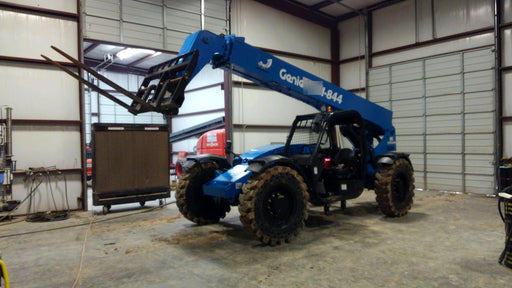 2018 Genie GTH-844 Genie GTH-844 w/Open ROPS, Solid Tires, beacon/work lights, 60" carriage/forks