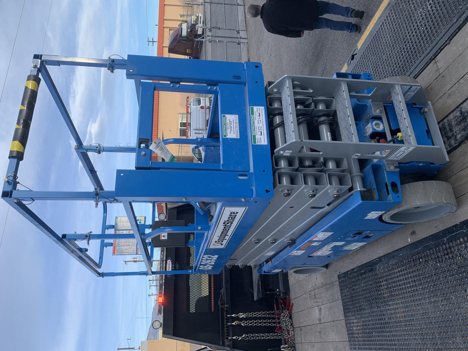 2020 Genie GS-2632 Solid NM Tires, Folding Rails with Half-Height Swing Gate, Beacon