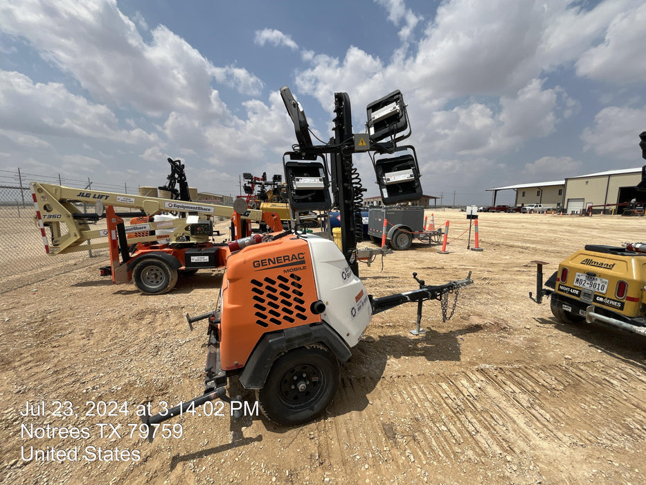 2024 Generac MLT2 Diesel, Flex Switch 120V Input, Powerzone Controller, 
(4) 320W LED Lights, 4kW Generator, 39.9 Gal Fuel Tank, 2" Ball, T3