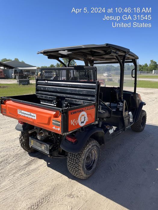 2021 Kubota RTV-X1140W-H Plastic Canopy, Windshield Acrylic Clear, LED Strobe Light, Wire Harness Kit, Back up Alarm