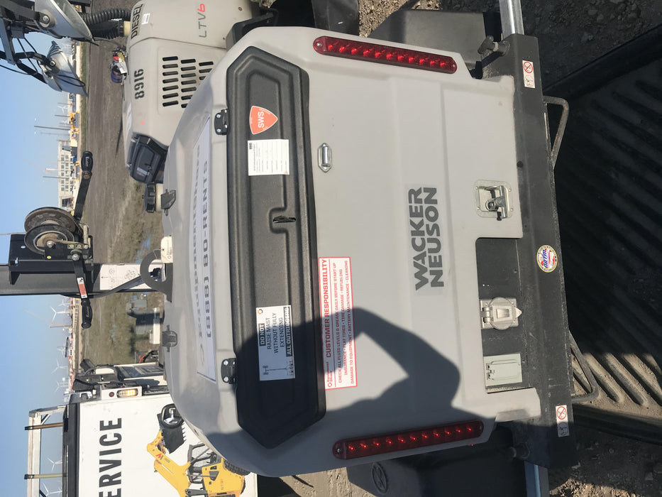 2019 Wacker Neuson LTV6L-MH Wacker Neuson LTV6L Mobile Light Tower w/Fuel Level Sensor Installed