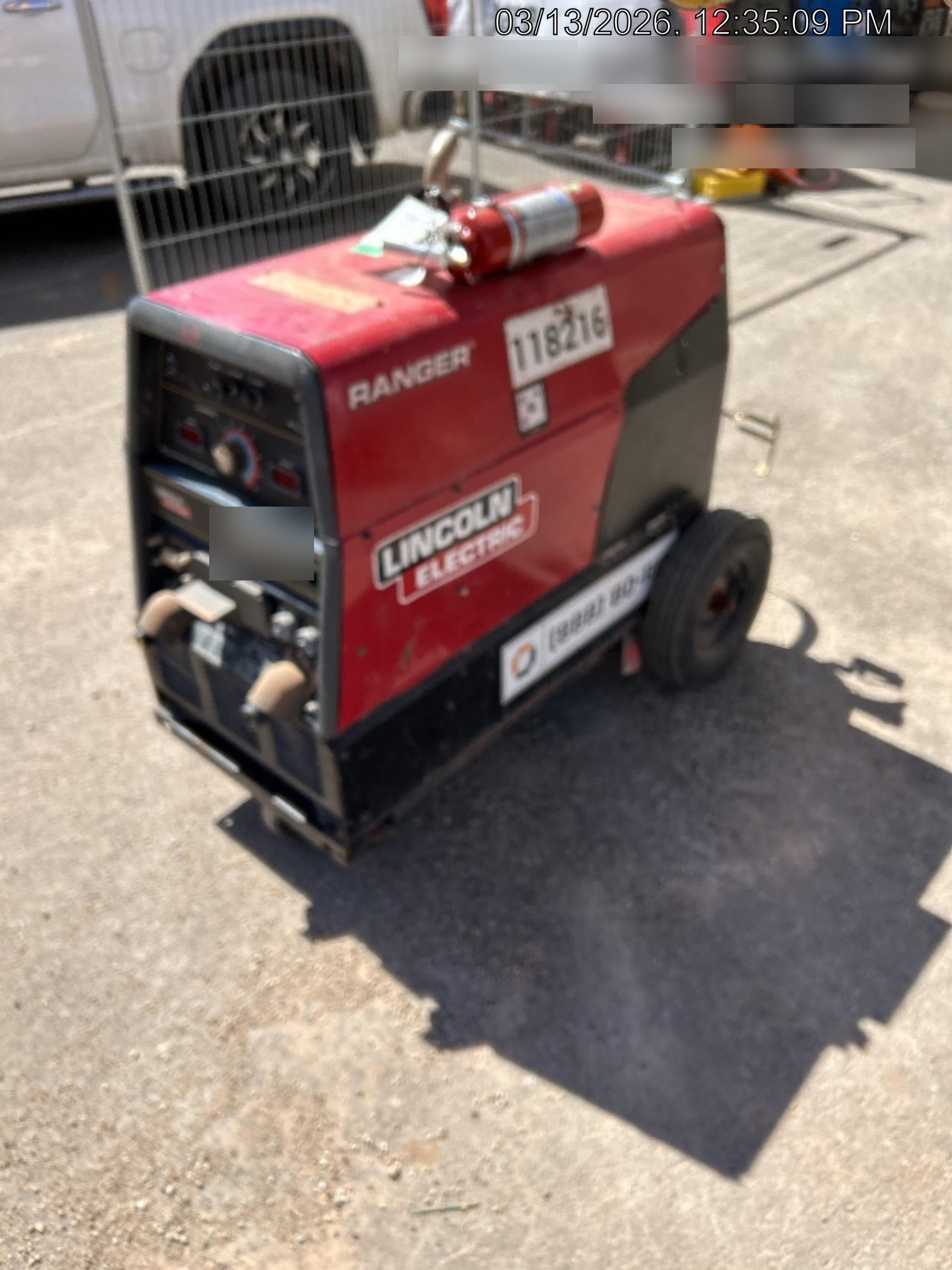 2020 Lincoln Electric Ranger 305 LPG Kohler Engine, One-Pak