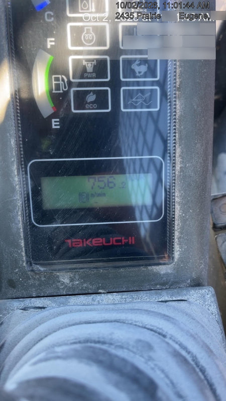 2019 TAKEUCHI TL8W
