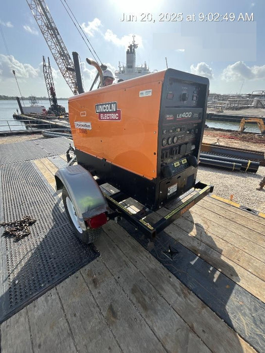 2022 Lincoln Electric LE400 Kubota V1505, Trlr, Cable Rack, Light Kit, ES Decals, T3