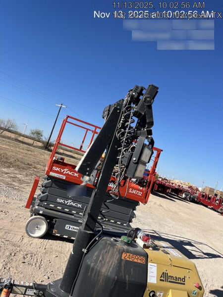 2022 Allmand NLV3GR (4) LED Light Fixture 350W, 23' Vertical Mast, 3kW Prime, Towable, ES Decals, T3