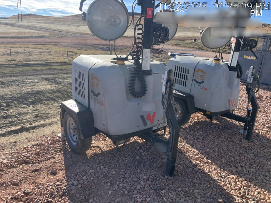 Wacker Neuson LTV6K-MH Power mast, 1100W MH, Fuel Sensors, Wiring Harness