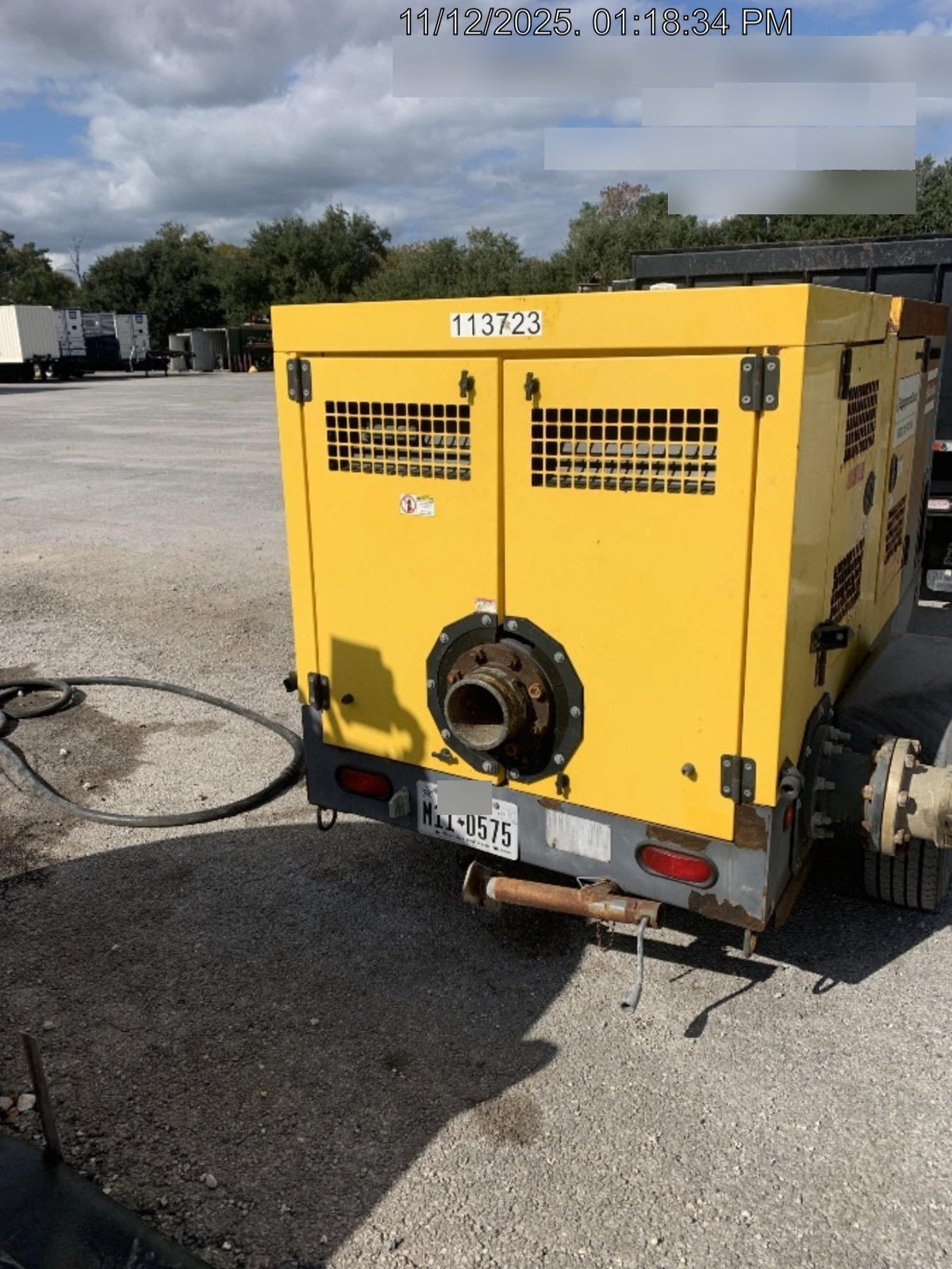 2020 ATLAS COPCO PAS 150 HF CS Enclosed