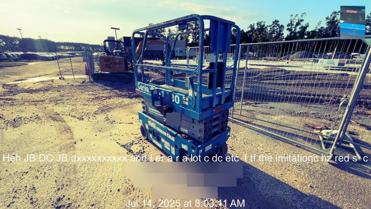 2018 Genie GS-1930 Genie GS-1930 w/Fixed Rail, Chain Entry