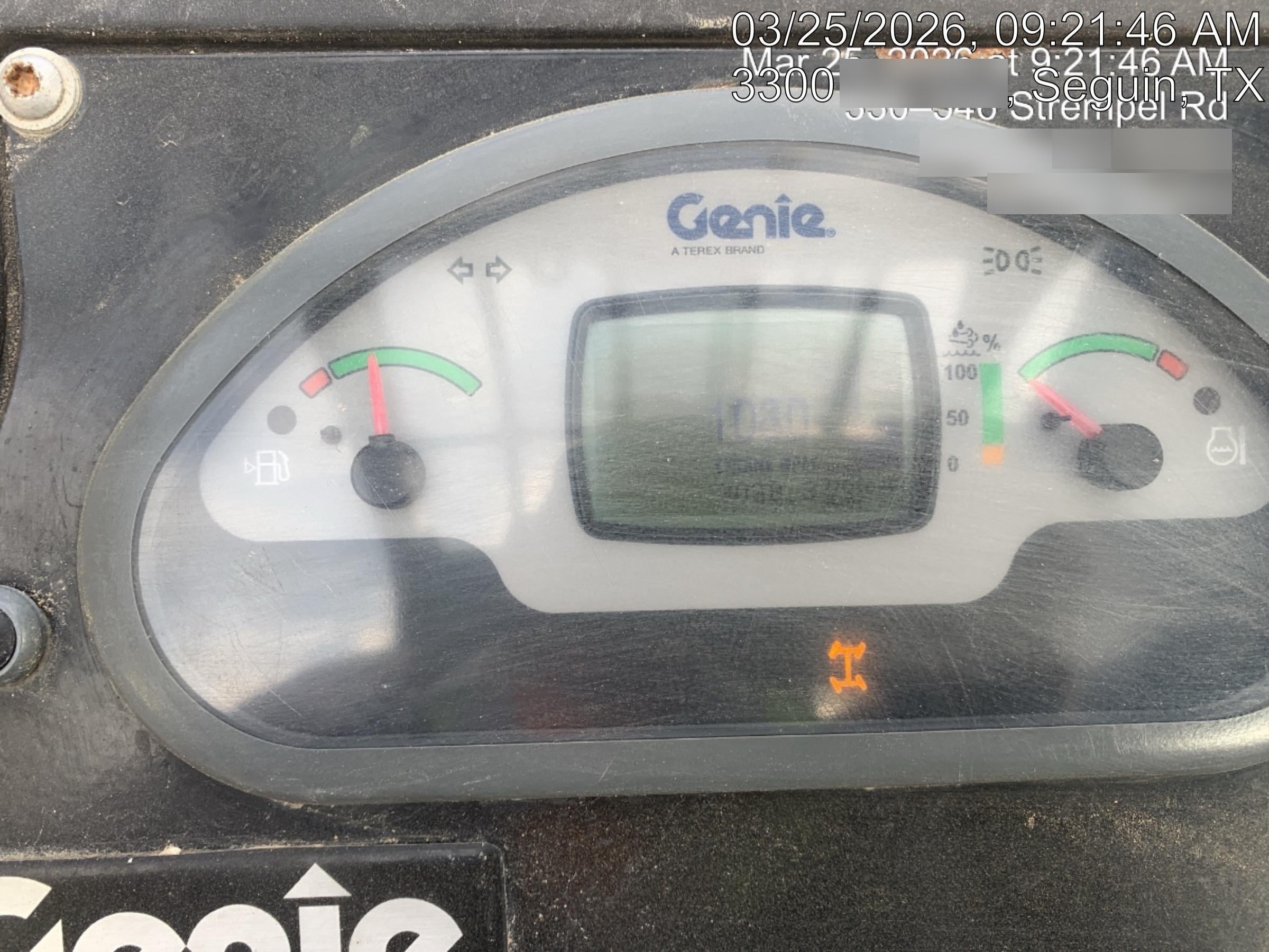 2019 Genie GTH-1056 Canopy, Solid RT Tires, LED Work Lights, Beacon 60" QA Carriage, 60" Forks