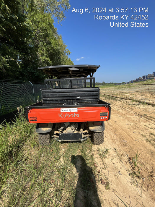 2022 Kubota RTV-X1140W-H Plastic Canopy, Windshield Acrylic Clear, LED Strobe Light, Wire Harness Kit, Back up Alarm
