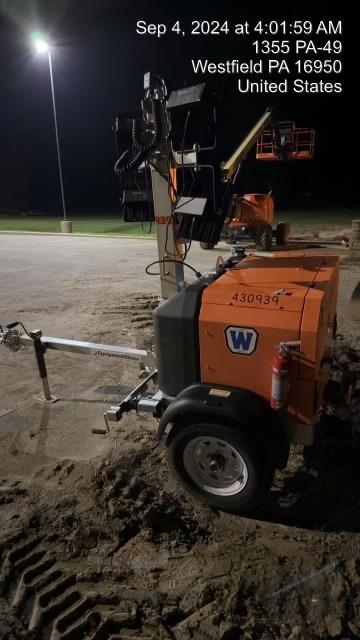 2024 Wanco WLTT-4MM4K Diesel, Deep Sea Controller, Shore Power Plug, Auto Start, (4) 350W LED Floodlights, 4kW Generator, 60 Gal Fuel Tank, 2" Ball, T3