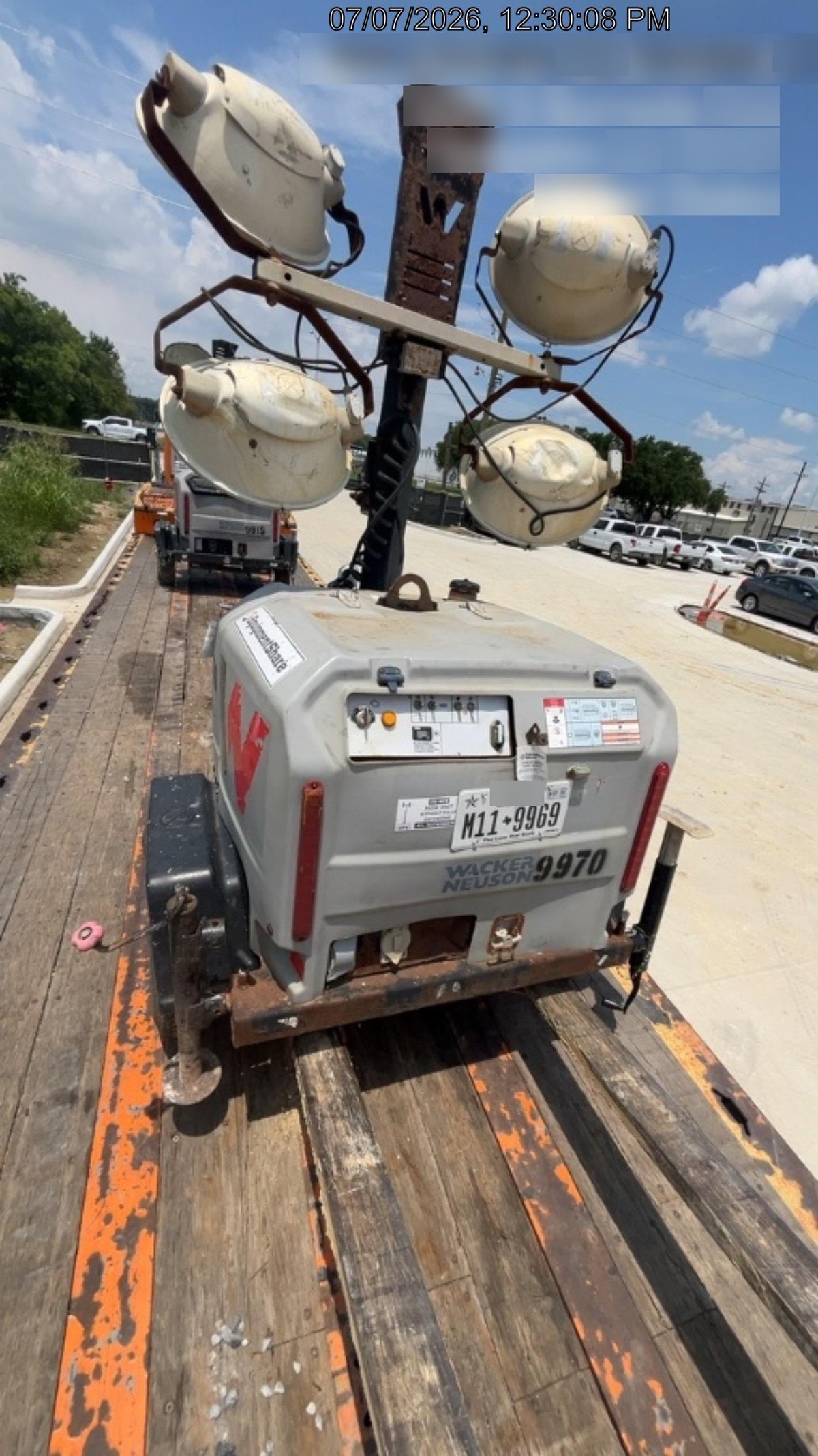 Wacker Neuson LTV6K-MH Wacker Neuson LTV6K Towable Light Tower
