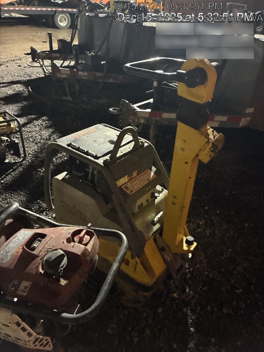 2024 Wacker Neuson DPU6555Heh Hatz Diesel, Reversible Plate Compactor, electric start