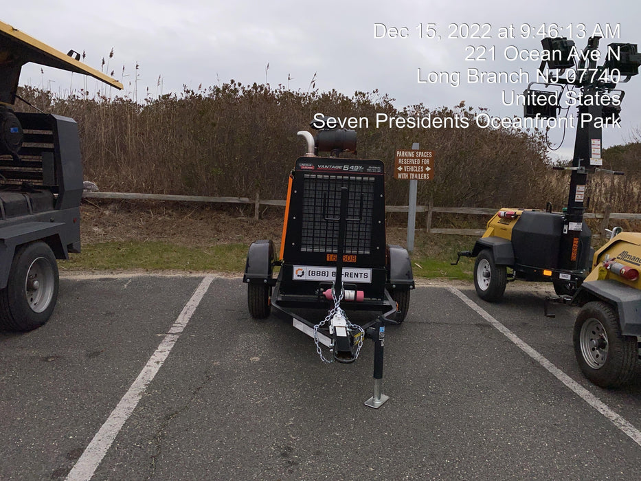 2021 Lincoln Electric Vantage 549X Ready Pak 3, ORANGE (includes trailer, cable rack, fender light kit)