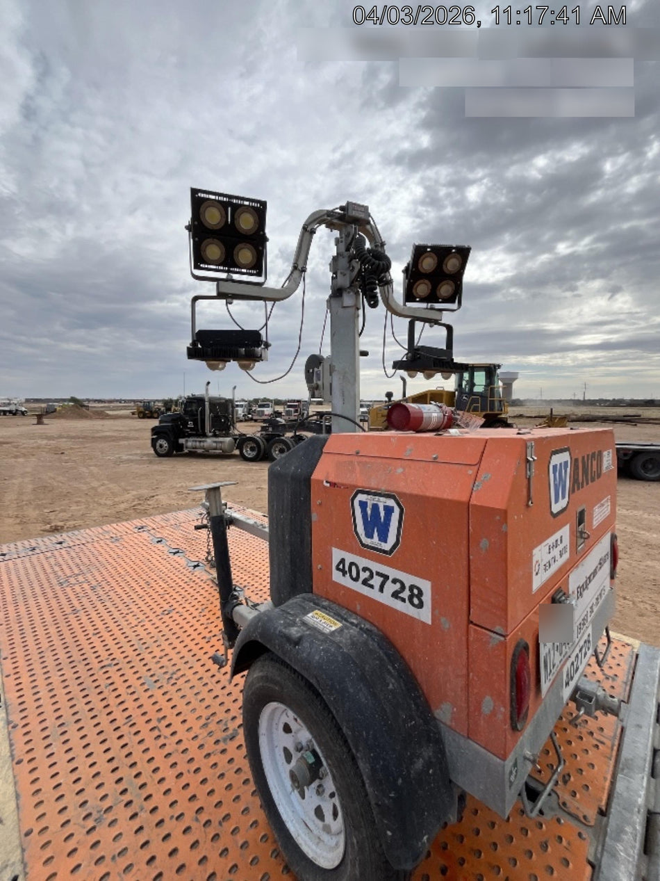 2024 Wanco WLTT-4MM4K Diesel, Deep Sea Controller, Shore Power Plug, Auto Start, (4) 350W LED Floodlights, 4kW Generator, 60 Gal Fuel Tank, 2" Ball, T3