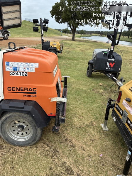 2023 Generac MLT2 Diesel, Flex Switch 120V Input, Powerzone Controller, (4) 320W LED Lights, 4kW Generator, 39.9 Gal Fuel Tank, 2" Ball, T3