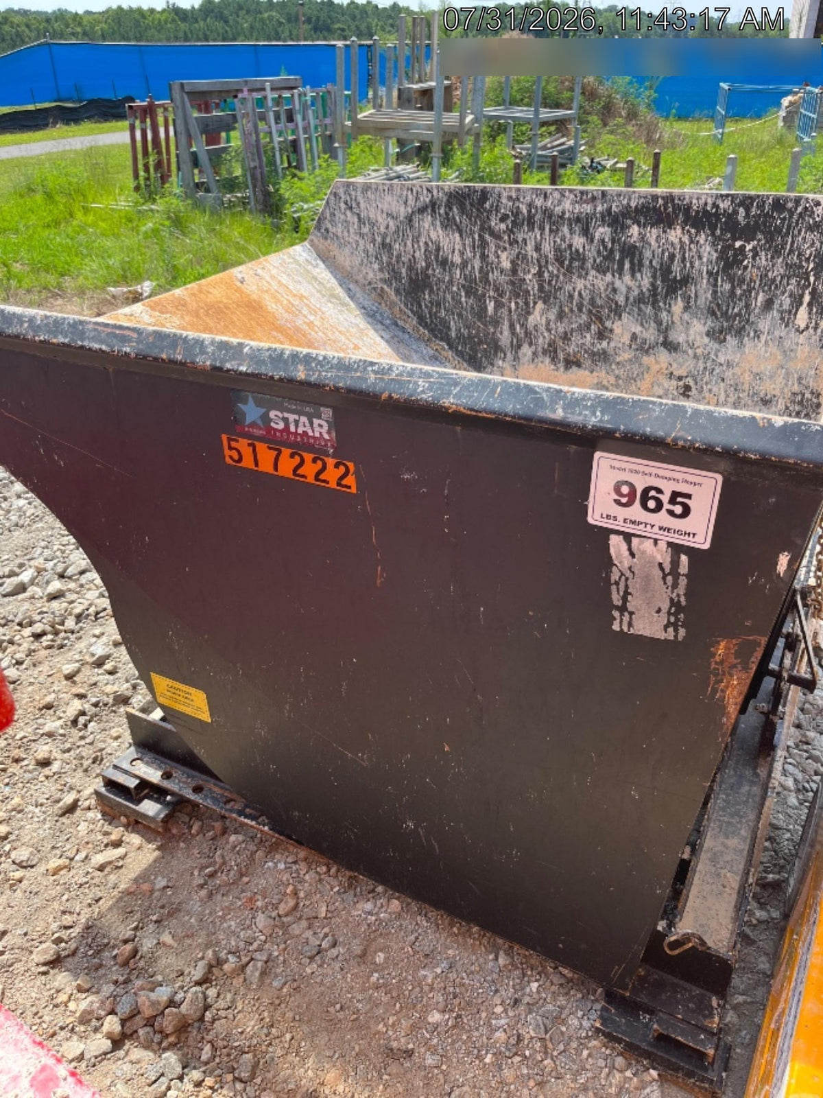 2025 STAR INDUSTRIES M-1820 - Self-Dump Hopper