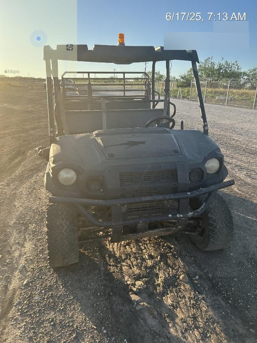 Kawasaki Mule PRO-DXT Kawasaki Mule PRO-DXT Diesel Utility Cart w/Alarm/Beacon, Hard Top, ES Track Hardware
