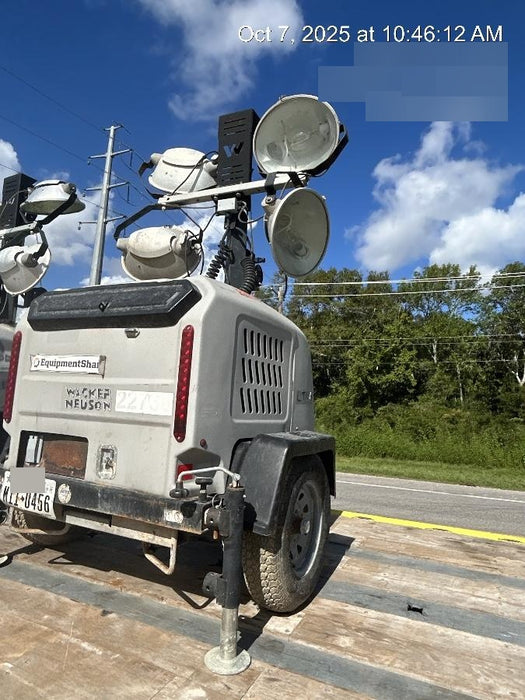 2019 Wacker Neuson LTV6L-MH Wacker Neuson LTV6L Mobile Light Tower w/Fuel Level Sensor Installed