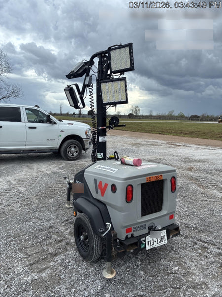 2024 Wacker Neuson LTT4 Diesel, Kohler KDW702, Deep Sea Controller, Auto Start, LED 320W, Bypass Outlet, T3