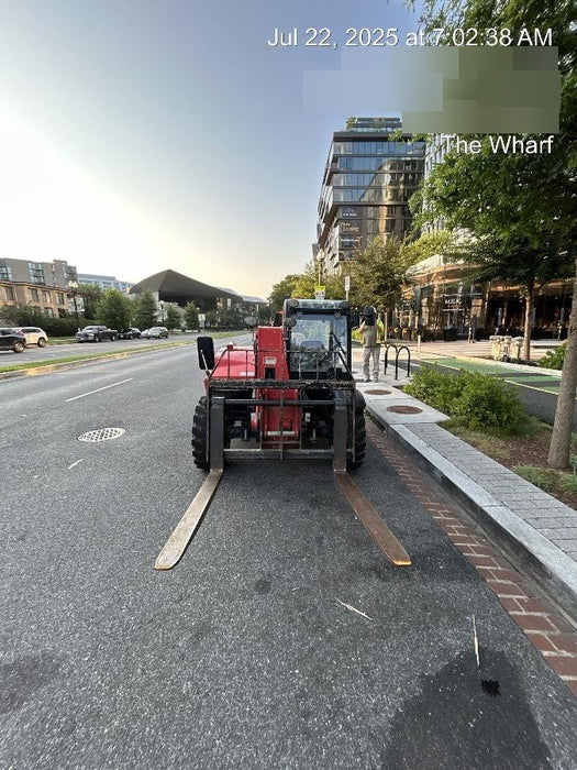2020 Manitou MTA5519 Cab/Heat/Air, Solid Tires, Work Lights, Beacon, Aux Hydraulics, Back up Alarm, Mirrors, ES Keypad
