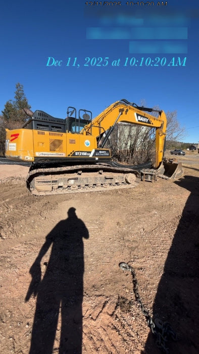 Sany SY215 24/36/48" Buckets, Hydraulic QC