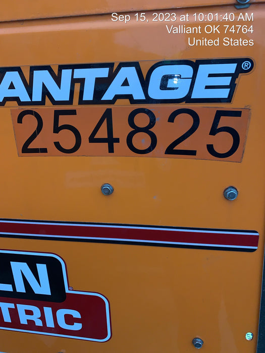 2022 Lincoln Electric Vantage 549X Crosslink Technology, Trailer Mounted, ES Decals, T3