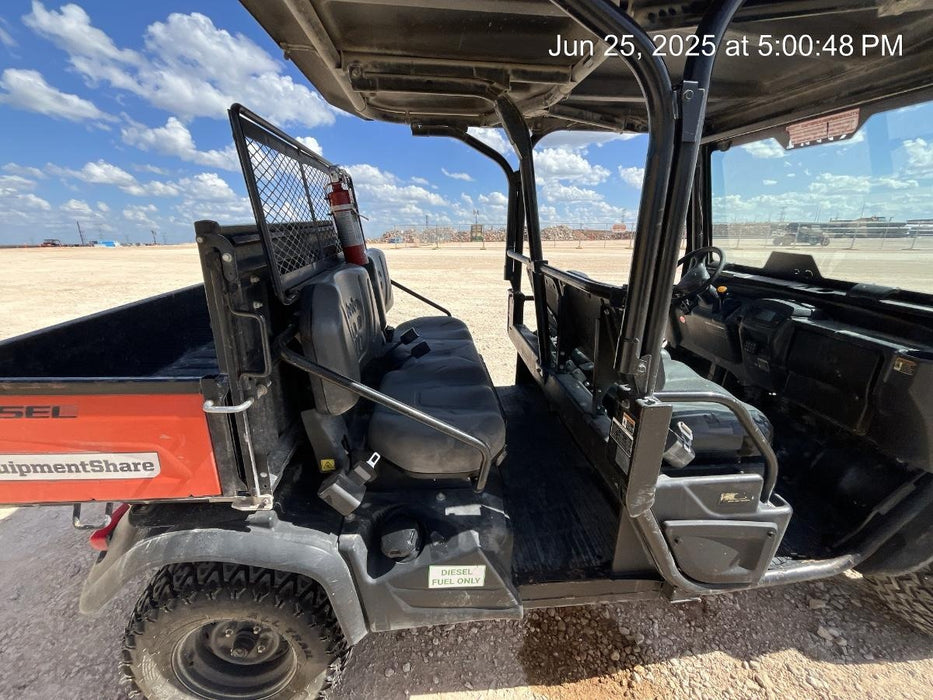 2019 Kubota RTV-X1140W-H 4wd Utility Cart, 4 Seat, Diesel, LED Strobe, Windshield Tempered Glass, Plastic Canopy, Wire Harness Kit, Backup Alarm