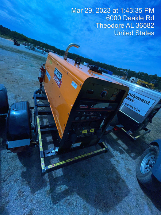 2022 Lincoln Electric LE400 Kubota V1505, Trlr, Cable Rack, Light Kit, ES Decals, T3