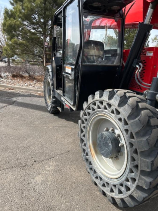 2020 Manitou MTA8044 74hp T4F, Cab/Heat/Air, Cab and Boom LED work lights, Auxiliary Hydraulics, Solid Tires, Amber strobe, Lift Hook w/66" Carriage, 60" Forks