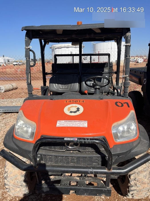 2022 Kubota RTV-X1140W-H Plastic Canopy, Windshield Acrylic Clear, LED Strobe Light, Wire Harness Kit, Back up Alarm