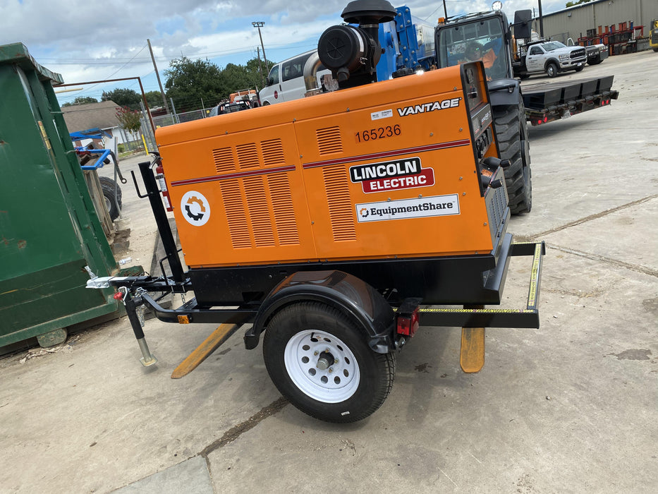 2021 Lincoln Electric Vantage 549X Ready Pak 3, ORANGE (includes trailer, cable rack, fender light kit)