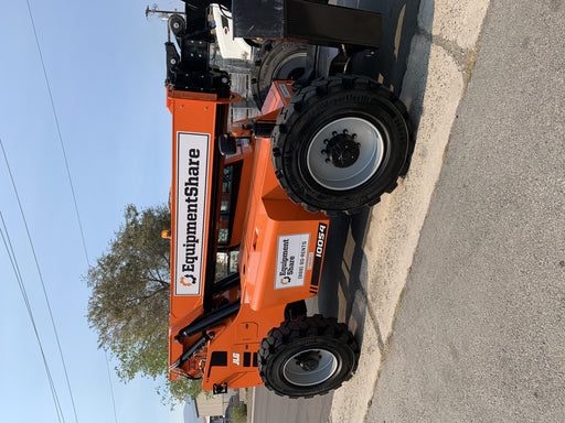 2020 Skytrak 10054 Cab/Heat/Air, Solid Tires, Work Lights, Beacon, Aux Hydraulics, Back up Alarm, Lifting Eye, ES Decals