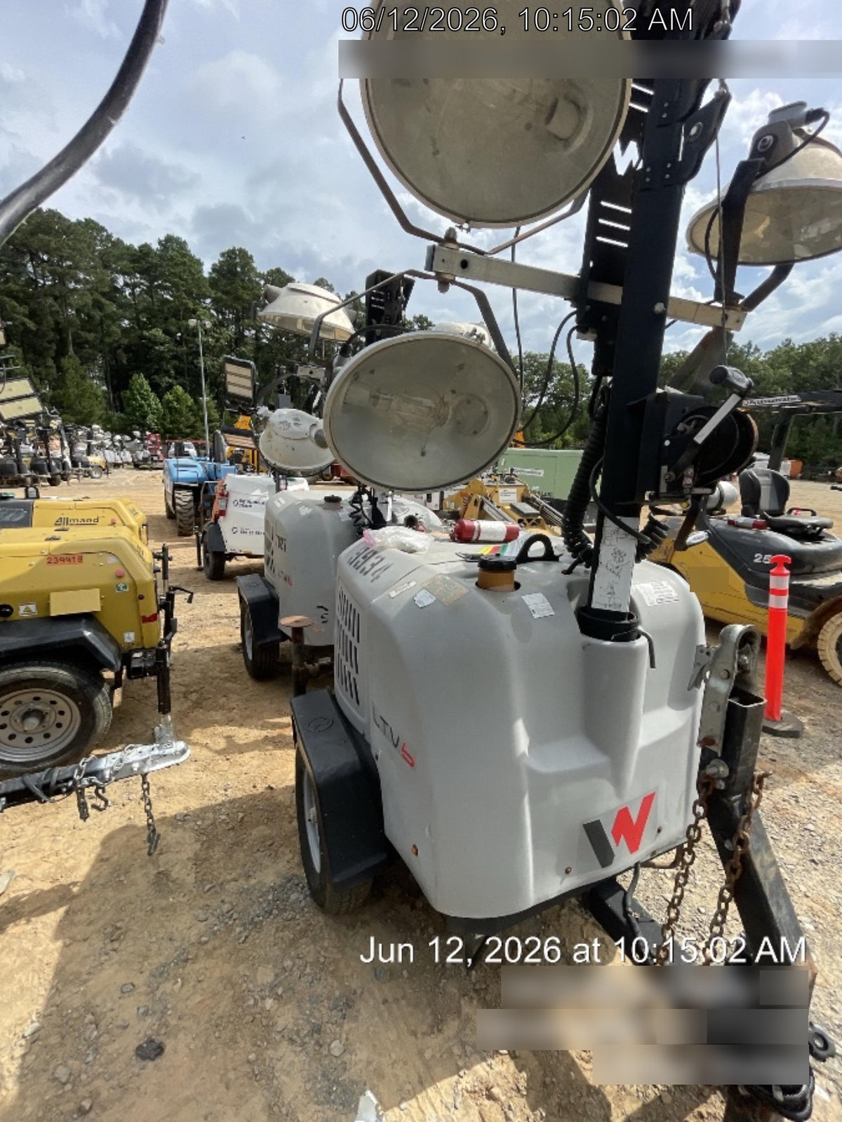 Wacker Neuson LTV6K-MH Wacker Neuson LTV6K Towable Light Tower