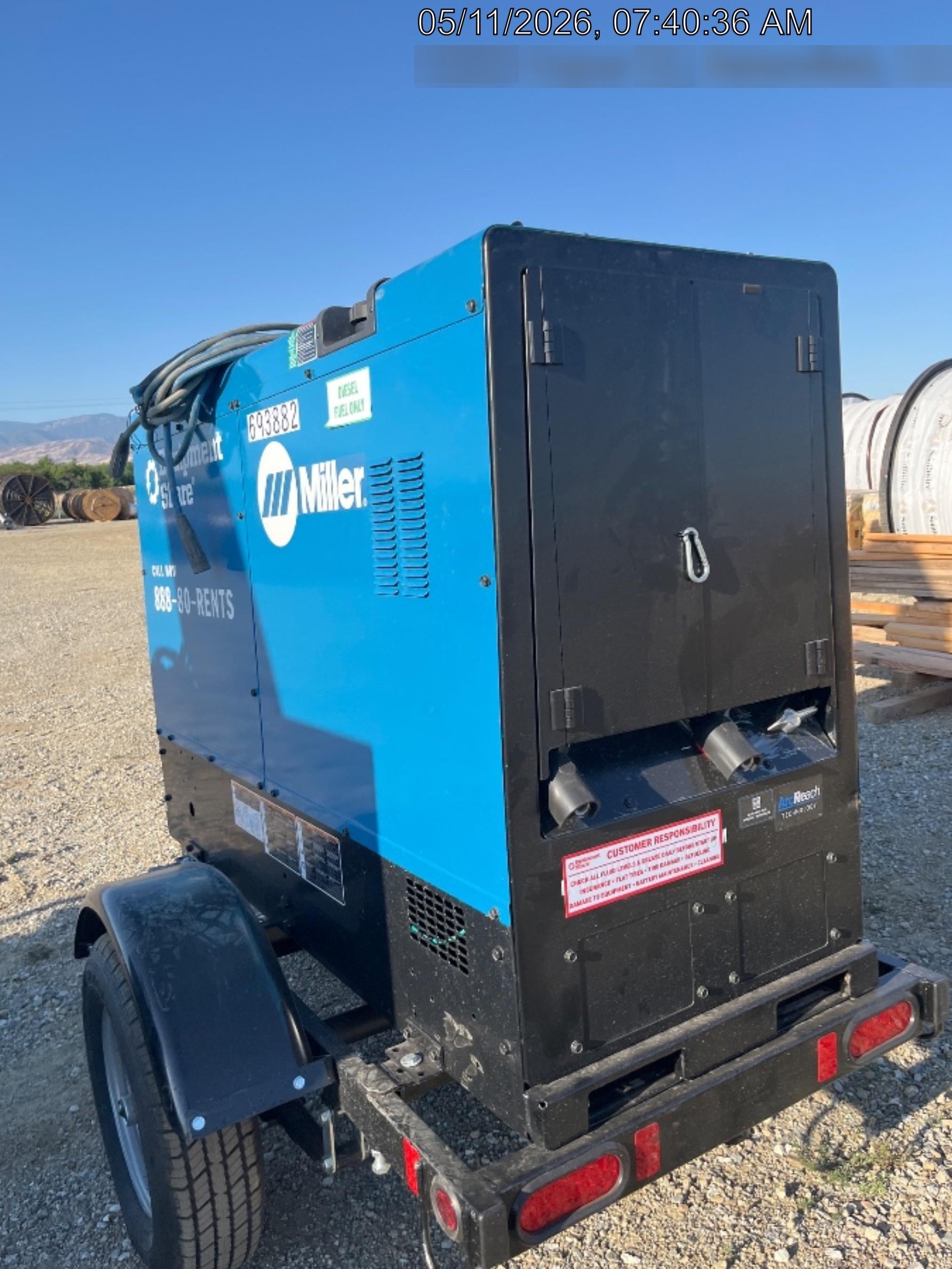 2026 MILLER ELECTRIC BIG BLUE 500