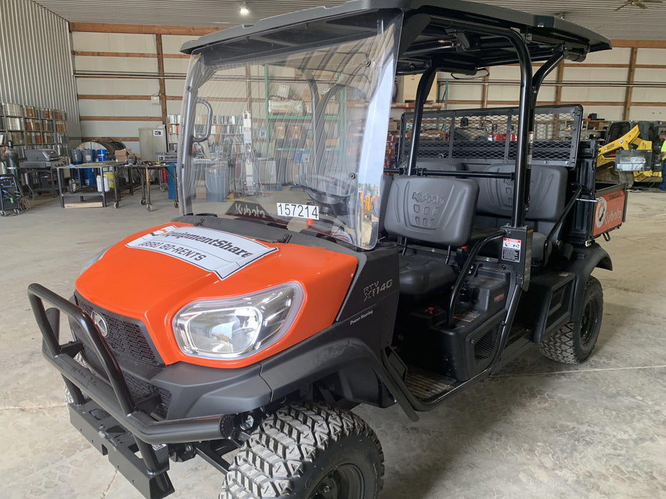 2021 Kubota RTV-X1140W-H Plastic Canopy, Windshield Acrylic Clear, LED Strobe Light, Wire Harness Kit, Back up Alarm