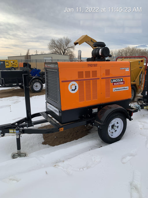 2021 Lincoln Electric Vantage 549X Ready Pak 3, ORANGE (includes trailer, cable rack, fender light kit)