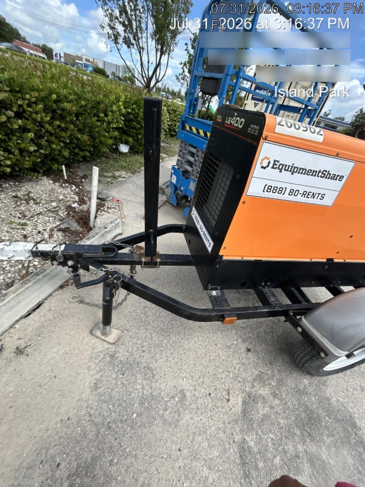 2022 Lincoln Electric LE400 Kubota V1505, Trlr, Cable Rack, Light Kit, ES Decals, T3