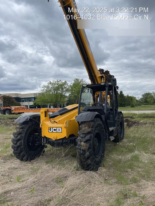 2020 JCB 509-42 Canopy, Solid Tires, Work Lights, Beacon, Aux Hydraulics, Back up Alarm, Lifting Eye, ES Decals