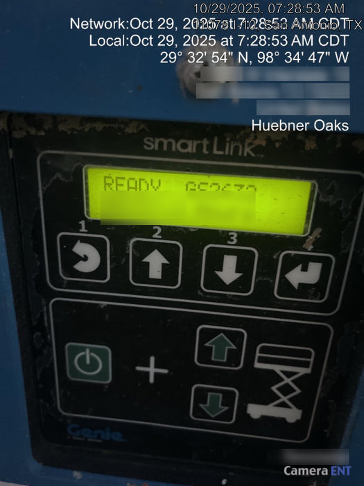 2019 Genie GS-2632 Folding rails with half height swing gate