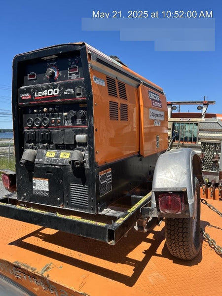 2022 Lincoln Electric LE400 Kubota V1505, Trlr, Cable Rack, Light Kit, ES Decals, T3