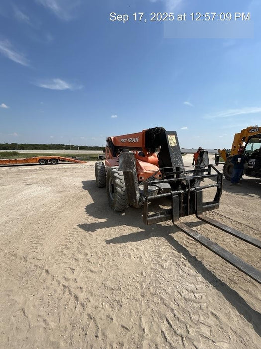 2018 Skytrak 10054 Skytrak 10054 10K Telehandler w/Open ROPS Solid Tires, LED Work Lights, Rotating Beacon, 60" Carriage/60" Forks