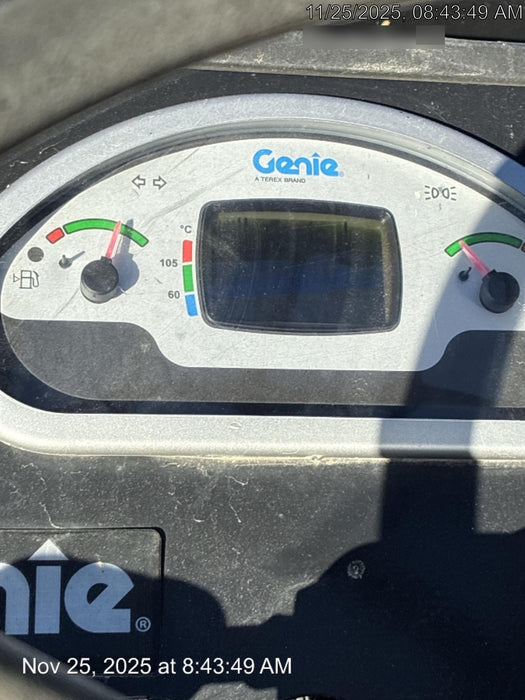 2018 Genie GTH-844 Genie GTH-844 w/ROPS, Work Lights, Solid Tires, RH Cab Mesh, Beacon, 60" Carriage and Forks