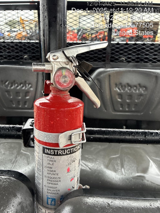 2021 Kubota RTV-X1140W-H Plastic Canopy, Windshield Acrylic Clear, LED Strobe Light, Wire Harness Kit, Back up Alarm