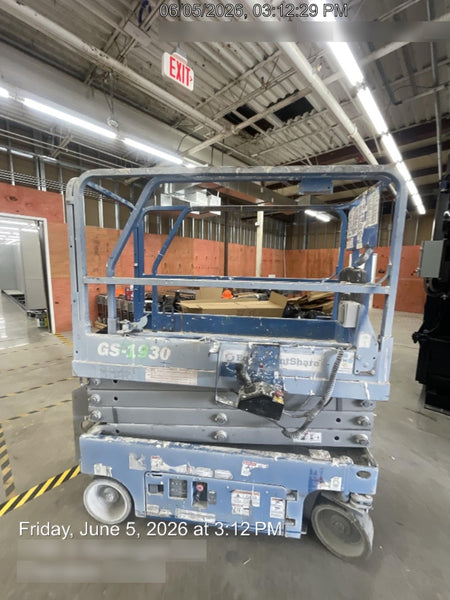 2018 Genie GS-1930 Genie GS-1930 Scissor Lift w/Standard Options